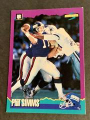 Phil Simms [Gold Zone] Football Cards 1994 Panini Score Prices