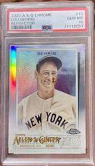 Lou Gehrig [Refractor] #11 Baseball Cards 2020 Topps Allen & Ginter Chrome Prices