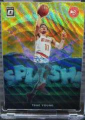 Trae Young [Gold Wave] #2 Basketball Cards 2019 Panini Donruss Optic Splash Prices
