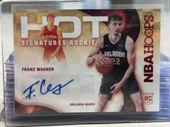 Franz Wagner [Red] Basketball Cards 2021 Panini Hoops Hot Signatures Rookies Prices