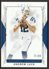 Andrew Luck #11 Football Cards 2017 Panini National Treasures Prices