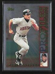 Marty Cordova [Profiles by Kirby Puckett] Baseball Cards 1996 Topps Profiles Prices