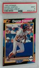 David Justice Baseball Cards 1992 Kenner Starting Lineup Prices