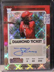 Jonathan India [Autograph Diamond] #182B Baseball Cards 2021 Panini Contenders Prices
