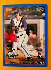 Paul Goldschmidt [Blue] #245 Baseball Cards 2010 Topps Pro Debut Prices