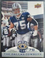 Marc Colombo #70 Football Cards 2009 Upper Deck America's Team Prices