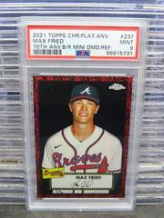 Max Fried [Red Refractor] #110 Baseball Cards 2021 Topps Chrome Prices