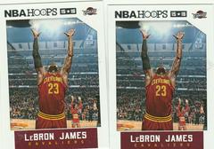 LeBron James [Red Back] Basketball Cards 2015 Panini Hoops Prices