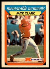 Jack Clark Baseball Cards 1988 Kmart Prices