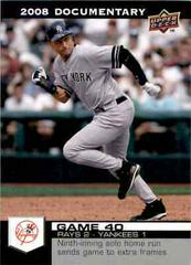 Derek Jeter #1090 Baseball Cards 2008 Upper Deck Documentary Prices