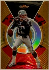 Tom Brady [Gold Xfractor] #105 Football Cards 2005 Topps Finest Prices
