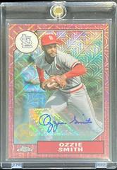 Ozzie Smith [Red] #87BA-OS Baseball Cards 2022 Topps 1987 Autographs Prices