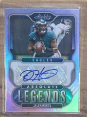 Jalen Hurts #AL-JH Football Cards 2022 Panini Absolute Legends Signatures Prices