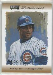 Sammy Sosa #40 Baseball Cards 2003 Playoff Portraits Prices