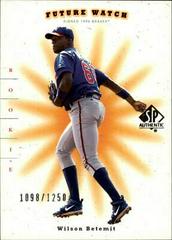 Wilson Betemit Baseball Cards 2001 SP Authentic Prices