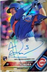 Albert Almora [Gold Refractor] Baseball Cards 2016 Topps Chrome Rookie Autographs Prices