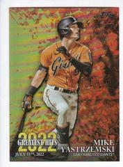Mike Yastrzemski [Gold] #22GH-20 Baseball Cards 2023 Topps 2022 Greatest Hits Prices