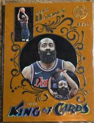 James Harden [Orange] Basketball Cards 2021 Panini Illusions King of Cards Prices