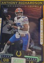 Anthony Richardson [Gold Zone] #6 Football Cards 2023 Panini Score Hot Rookies Prices