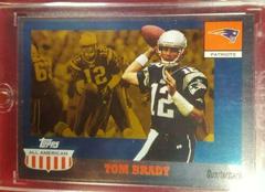 Tom Brady [Foil Gold] #41 Football Cards 2003 Topps All American Prices