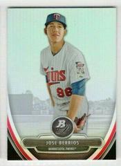 Jose Berrios Baseball Cards 2013 Bowman Platinum Prospect Prices