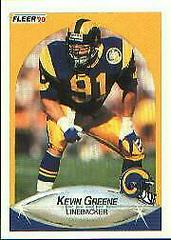 Kevin Greene #38 Football Cards 1990 Fleer Prices