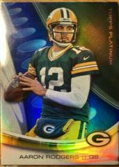 Aaron Rodgers [Sapphire] #19 Football Cards 2013 Topps Platinum Prices