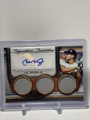 Cal Ripken Jr. #SWTRA-CRJ Baseball Cards 2023 Topps Museum Collection Signature Swatches Triple Relic Prices