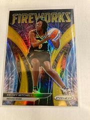 Kelsey Mitchell [Gold] Basketball Cards 2022 Panini Prizm WNBA Fireworks Prices