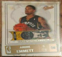 Andre Emmett #106 Basketball Cards 2004 Fleer Authentix Prices