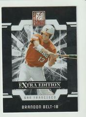 Brandon Belt #33 Baseball Cards 2009 Donruss Elite Extra Edition Prices