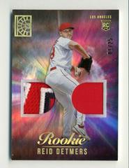 Reid Detmers [Gold] Baseball Cards 2022 Panini Capstone Rookie Dual Materials Prices