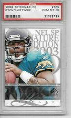 Byron Leftwich #169 Football Cards 2003 SP Signature Prices