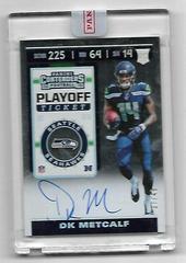 DK Metcalf [Team Helmet Autograph Playoff] #110 Football Cards 2019 Panini Contenders Prices