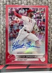 Hunter Greene [Red] #AC-HG Baseball Cards 2022 Topps Chrome Update Autographs Prices