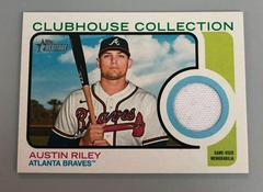 Austin Riley #CCR-AR Baseball Cards 2022 Topps Heritage Clubhouse Collection Relics Prices