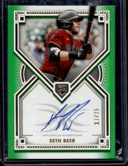 Seth Beer [Green] #DRA-SBE Baseball Cards 2022 Topps Definitive Rookie Autographs Prices