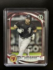 Jake Burger [Red] Baseball Cards 2022 Topps Tribute Prices
