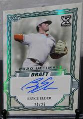 Bryce Elder [Emerald Spectrum] #BA-BE1 Baseball Cards 2020 Leaf Ultimate Autographs Prices