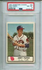 Andy Pafko [Hand Cut] Baseball Cards 1955 Johnston Cookies Braves Prices