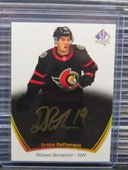 Drake Batherson [Mystery Black Autograph] #9 Hockey Cards 2022 SP Authentic 2021 Update Prices
