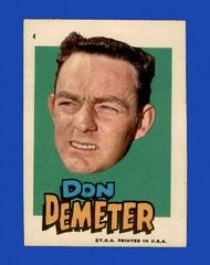 Don Demeter #4 Baseball Cards 1967 Topps Red Sox Stickers Prices