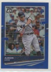 Aaron Judge [Blue] #130 Baseball Cards 2020 Panini Donruss Optic Prices