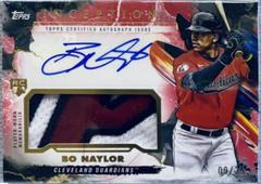 Bo Naylor [Red] #IAP-BNA Baseball Cards 2023 Topps Inception Autograph Patch Prices