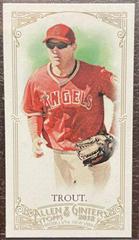 Mike Trout [Mini A & G Back No Card #] Baseball Cards 2012 Topps Allen & Ginter Prices