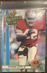 Ronnie Lott #32 Football Cards 1990 Action Packed All Madden Prices