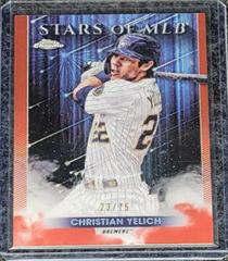 Christian Yelich [Red] Baseball Cards 2022 Topps Stars of MLB Chrome Prices
