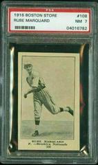 Rube Marquard Baseball Cards 1917 Boston Store Prices