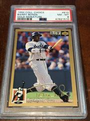 Barry Bonds [Gold Signature] #610 Baseball Cards 1994 Collector's Choice Prices