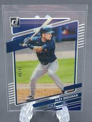 Alex Bregman [Blue] #1 Baseball Cards 2021 Panini Chronicles Clearly Donruss Prices